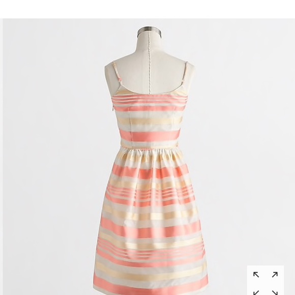 J. Crew Striped Organza Party Dress - Picture 2 of 7